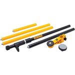 DEWALT Laser Level Mounting Pole, 1/4-Inch Base (DW0882),6.4 x 5.75 x 31.5 inches