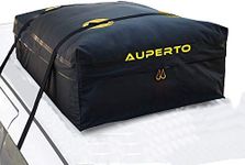 Waterproof Roof Top Cargo Bag - 15 Cubic Feet 100% Waterproof Rooftop Cargo Carrier, fits All Cars: with Side Rails, Cross Bars or No Rack