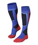 FALKE Men's SK4 Advanced M KH Wool Warm Thin 1 Pair Skiing Socks, Blue (Olympic 6940), 9.5-10.5