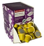 THE EDEN PROJECT 100 ITALIAN ESPRESSO Home Compostable Coffee Pods - Compatible with Nespresso Original system coffee machines - EXTRA VALUE 100 POD PACK