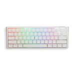Ducky ONE 3 Hot-Swappable RGB Mechanical Keyboard, Cherry MX Red, Dual-Layer PCB, PBT Double Shot keycaps, Mini Layout (61 Keys), White (DKON2161ST-RUSPDPWWWSC1)