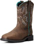 ARIAT Women's Krista Waterproof Steel Toe Work Boot Dark Brown Size 8 B/Medium Us