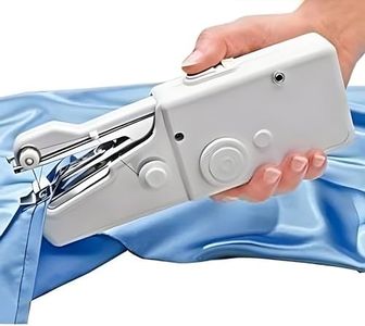 Mini Hand Sewing Machine | Portable Emergency Stitching Handheld Sewing Machine | Home Tailoring | Electric Stapler Style Handy Stich | Hand Silai Machine | Easy To Use Travel Sewing |
