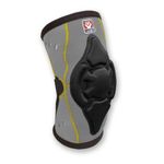 Brute Torq Wrestling Knee Pad - SIZE: XX-Large, COLOR: Gray/Black/Gold