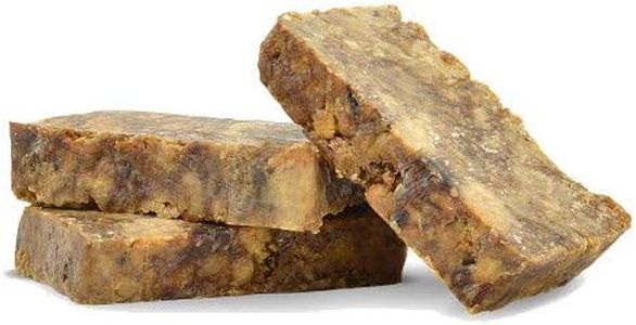 Organic Black African Soap Bar, Hand Made, Product of Ghana, Raw Nubian Pure Acne Treatment (200g)