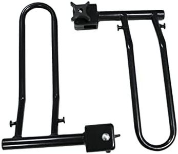 MaxxHaul 50582 Replacement 2-1/4" Wide Wheel Cradles for MaxxHaul 50027 Bike Rack - 2 Pieces,Black