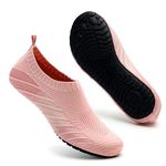 Swim Water Shoes Socks Barefoot Protecting for Sea Beach Swimming Pool Mens Women(Nude Pink 3006,6/7 UK,40/41 EU)