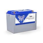 Battle Born Batteries Lithium-Ion (LiFePO4) Deep Cycle 12V Battery 100Ah – Safe & Powerful Drop-In Replacement for RV, Van, Marine, Off-Grid – Cylindrical Cells, Internal BMS