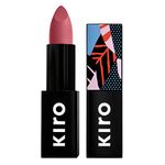 Kiro Lush Moist Matte Lipstick Nude Rose (Light Pink Coral), 4.2 gm, Smudgeproof, Long lasting, Matte Lip stick, Vegan, No Paraben, Jojoba Oil, Cocoa Butter, Non Toxic Lipstick for Intense Pigmentation