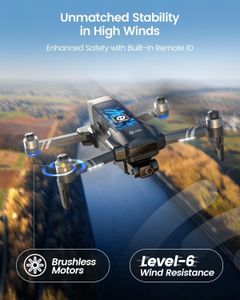 Holy Stone HS600 4K Drone – GPS Camera Quadcopter for Adults