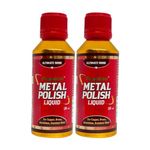 Pitambari Metal Polish Liquid Ultimate Shine for Decorative Utensils Like Copper, Brass, Aluminium, Stainless Steel Product Of India 100ML Pack Of 2