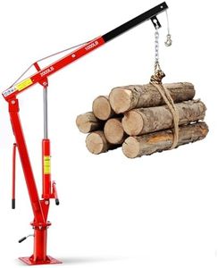Hydraulic Pickup Truck Crane,Folding Truck-Mounted Bed Crane,360° Swivel Truck Jib Engine Hoist Crane,Truck Bed Lift in Construction, Factory