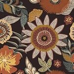 VOLEAAR Sunflower Floral Contact Paper Vintage Boho Wallpaper Peel and Stick Removable Self-Adhesive Hand Drawn DIY Wall Paper for Kitchen Bedroom Cabinet Countertop 44.5CM x 300CM