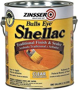 4-Pack of 1 gal Zinsser 301 Clear Bulls Eye 3LB Shellac