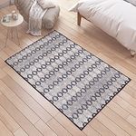 STATUS 3D Printed Perfect Home Rugs Carpet for Living Area | Rug and Carpet for Bedroom |Rug and Carpet for Dining Table Rug Floor Carpet with Anti Slip Backing (3 x 5, Design - 317)