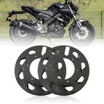 MIKANIX Carbon Finish Wind Design Front/Rear Pro Disc Wheel Cover 17 Inch Fairing Kit Compatible with Yamaha MT 15 V1 & V2