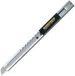 Olfa SVR-2 Slimline Stainless Steel Snap Knife with Pocket Clip, Grey