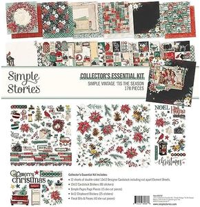 Simple Stories Collector's Essential Kit 12"X12"-Simple Vintage 'Tis The Season