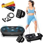 LifePro Rumblex Plus 4D Vibration Plate Exercise Machine -Triple Motor Oscillation,Linear, Pulsation+3D/4D Motion Vibration Platform |Whole Body Viberation Machine for Weight Loss & Shaping.