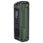 IMALENT BL50 Rechargeable EDC Flashlight 3600 Lumens, UV Light and White LED, High Lumens Portable Flashlights Dual Light Source Pocket Lights for Emergency and Camping (Green)