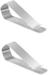 Stainless Steal Remote Visor Clip only for Liftmaster Chamberlain Sears Craftsman Garage Door opener(2Pack)