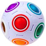 D ETERNAL YJ Magic Rainbow Ball Goti Fidget brainteaser Toy Puzzle Cube