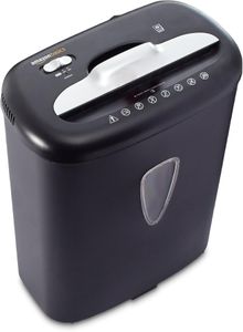 Amazon Basics 8-Sheet Cross Cut Paper Shredder – Home Office