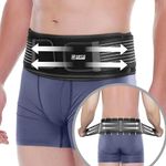 Sifoz Free Size Sciatica Pain Relief Belt For Men & Women, Adjustable Ergonomic Belt for Lower Back Support, Sacroiliac Si Joint Hip Belt For Back Pain, Pelvic Support Belt