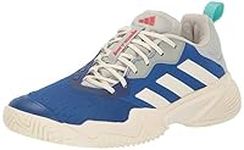 adidas Mens Barricade M Sneaker, Blue Team Royal Blue/Off White/Bright Red, 12 US