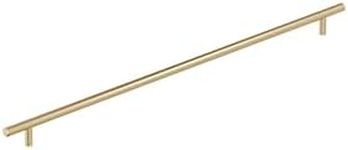 Amerock BP19017CZ | Bar Pulls 21-7/16 inch (544mm) Center-to-Center Champagne Bronze Cabinet Pull | Kitchen Cabinet Hardware | Furniture Hardware | Drawer Handle