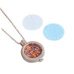 FOYTOKI Essential Oil Necklace Diffusers for Essential Oils Essential Oil Diffusers Essential Oils Diffuser Essential Oil Pendent Aromatherapy Aromatherapy Essential Oil Pendent