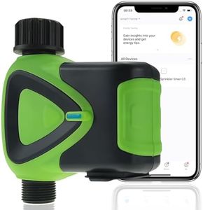 Water Timer for Garden Hose, Smart Hose Sprinkler Timer with Tuya/Smart Life App(Zigbee Connection), GreenVation Plant Automatic Watering System for Yard Outdoor Irrigation