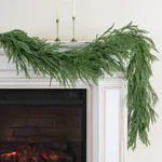 9FT Artificial Norfolk Pine Garland