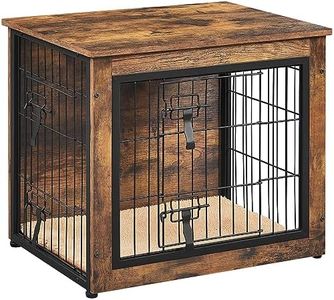 Yaheetech Cage pour Chien Intérieur Cage pour Animaux Maison pour Chien Niche en Bois pour Animaux de Compagnie 69×51×61 cm