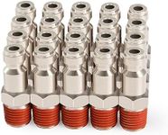 ChillWaves Automotive T-Style Air Plug, 1/4" NPT Male Pneumatic Plugs, Air Compressor Accessories Fittings(10-PACK)