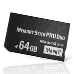 QUMOX 64GB Memory Stick Pro Duo (Mark2) - Compatible with PSP 1000, 2000, and 3000 Expansive Storage Capacity for PSP