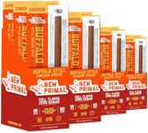 New Primal Buffalo Chicken Sticks, Keto, Gluten Free Healthy Snacks, Sugar Free Low Carb High Protein, Jerky Meat Stick, 9g Protein, 80 Pack