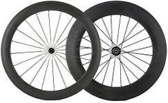 WINDBREAK BIKE 1 pair of Front 60mm Rear 88mm Carbon Wheelset 700c Clincher Wheel Cycling Road