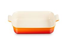 Le Creuset Heritage Rectangular Dish, Stoneware, 32 cm, 2.31 kg, Volcanic, 71102320900001