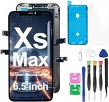 for iPhone Xs Max Screen Replacement Retina 6.5", 3D Touch LCD Display Digitizer Assembly with Repair Tool Kits, Waterproof Tape, Screen Protector, Compatible with A1921, A2101, A2102, A2103, A2104