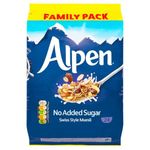 Alpen No Added Sugar Swiss Style Muesli Wholegrain Oat Wheat Breakfast, 1.1kg (Package may vary)