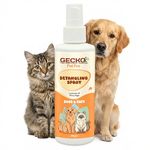 Gecko Pet Pro Detangling Spray for Dogs & Cats |Leave-in Conditioner & Grooming Spray | 2× Smooth Coat, Knot & Tangle Care | No-Rinse | Lavender & Clary Sage | 200 ml | (Pack of 1)