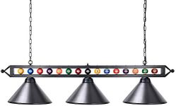 Wellmet Pool Table Light,59” Billia