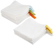 IKEA 400.545.38 Krama Pack of 10 Cotton Washcloths Flannels 30 centimetres x 30 centimetres White