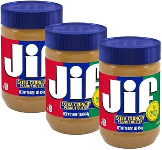 (3 Pack) Jif Extra Crunchy Peanut Butter | Gluten Free | 454g