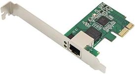 Syba 2.5 Gigabit Ethernet PCI Express PCI-E x1 Network Interface Card 10/100/1000/25000 Mbps RJ45 LAN for Desktop PC SD-PEX24065