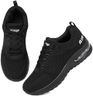 Running Shoes Womens Trainers Walking Shoes Air Cushion Athletic Sneakers Ladies Breathable Mesh Sport Shoes Lightweight Non Slip Tennis Shoes Workout Casual Gym Jogging Shoes Black
