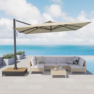 Grand Patio 10x13 FT Patio Umbrella With Base