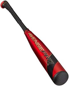 Axe Bat 2022 Avenge Pro Hybrid (-3) BBCOR Baseball Bat, Power Handle, Red/Gold (33" / 30 oz.)