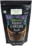 Frontier Co-op Organic Roasted Chicory Root Granules 11.99oz - Chicory Root Coffee Substitute Alternative - Stand Up Resealable Bag